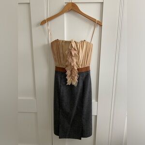 Dolce and Gabbana Ruffle Front Dress